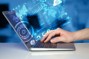 modern computer with CMMC level 1 compliance