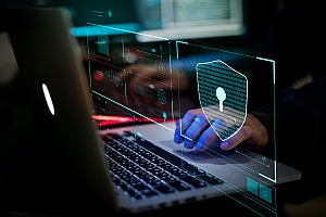 a laptop connected to a secure network through network security assessments