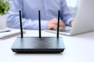 a wireless router that was installed by an nyc networking company