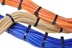 bunches of network cables in office networks
