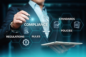 business concept of compliance and regulations