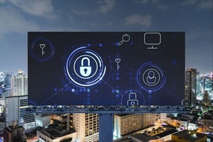 concept of information security shields