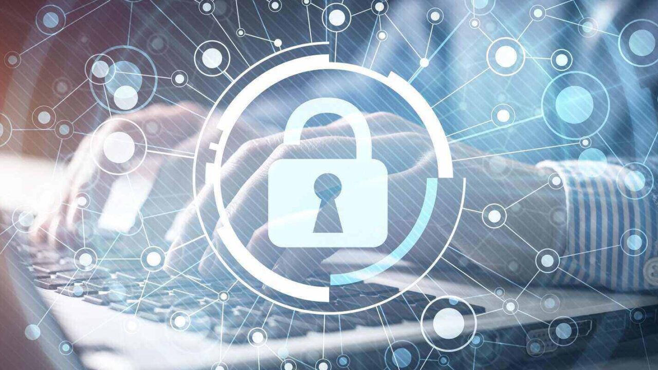 cybersecurity and network protection concept