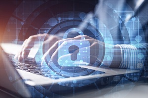 cybersecurity and network protection concept