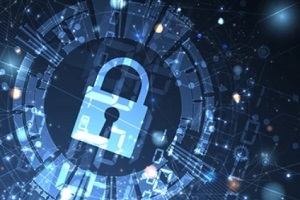 digital lock with security concept