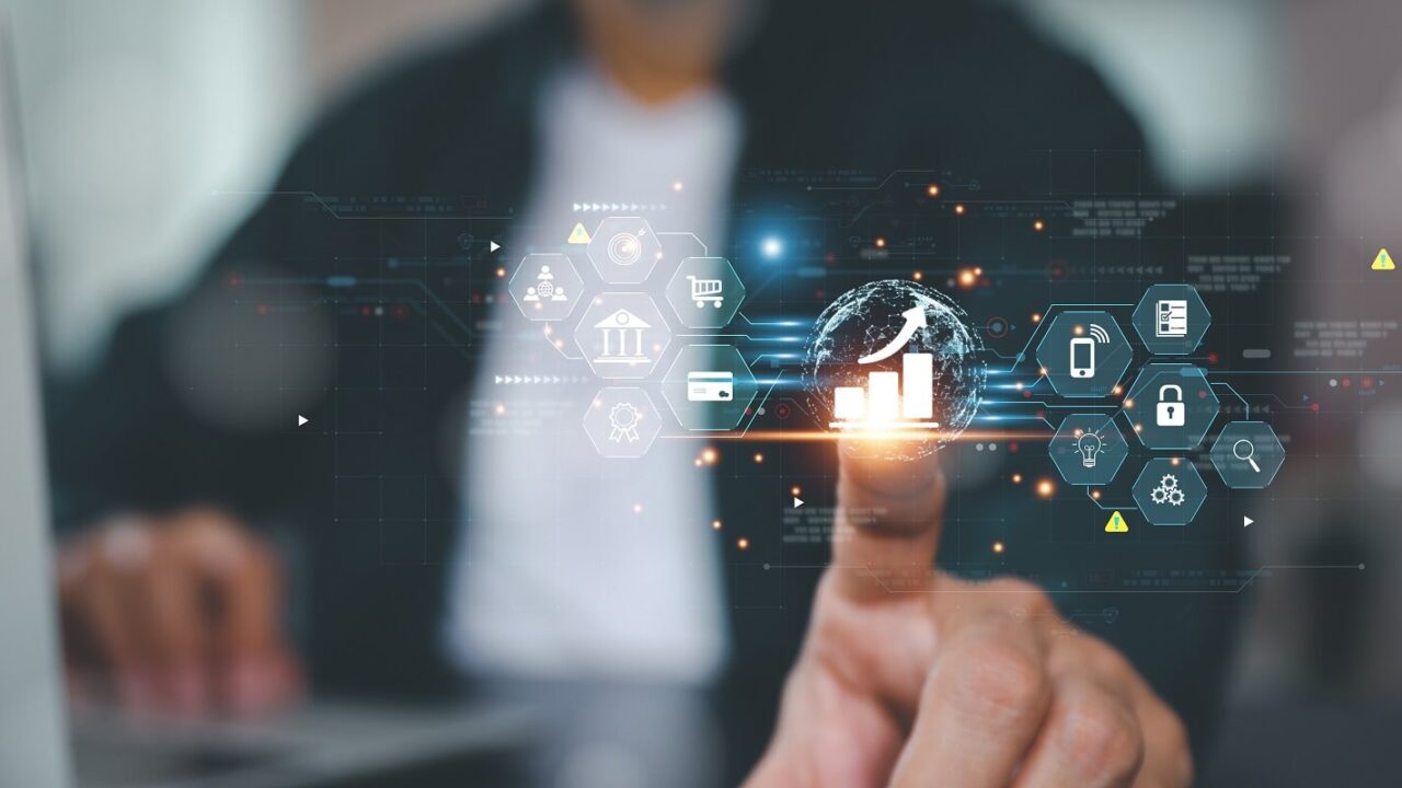 digital marketing with graph and social media technology for growth planning
