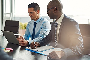 employee performing security awareness through penetration testing