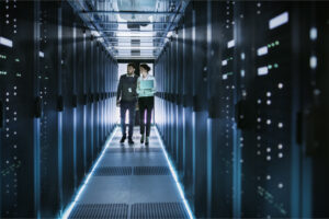 employees conduct thorough inspection of the servers to ensure they meet IT security compliance standards