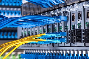 fiber optic cables installed through NYC business cable installation services