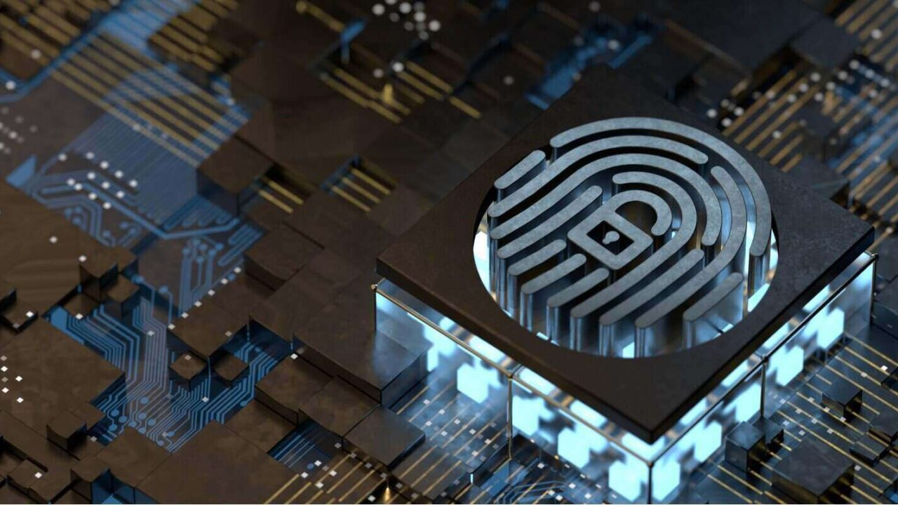 fingerprint protecting private digital information