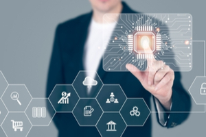 fingerprints identification to access computer network