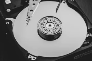 Hard Drive Disk with Header