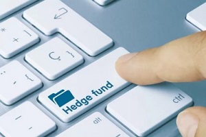 hedge fund key on keyboard