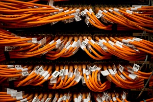 image of internet router network connectors