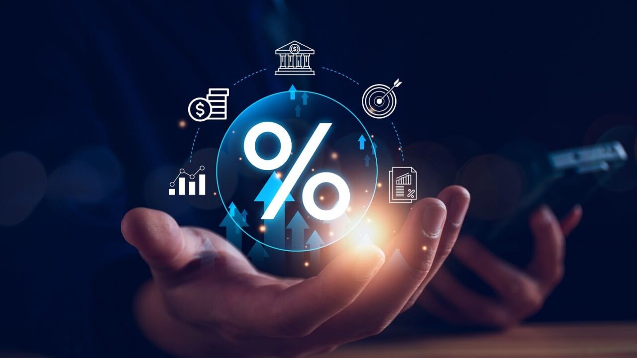 interest rate and dividend concept