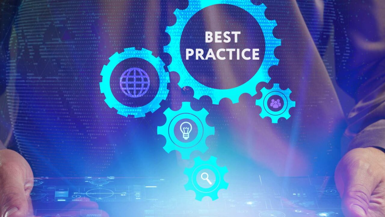 IT professional uses tablet to know the best practice of the IT security compliance standards