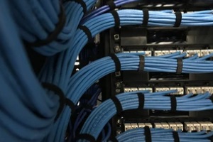large set of cables
