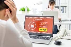 man upset after ransomware attack