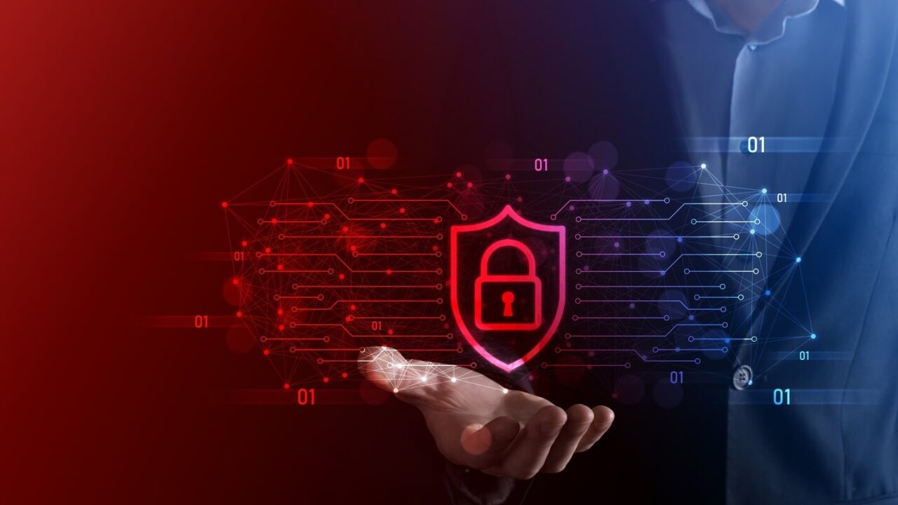 network security computer and safe your data concept