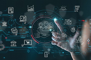 networking services for insurance industry concept