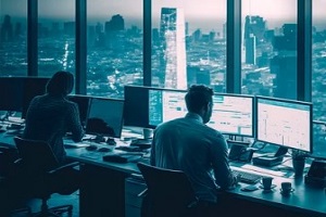 people working on computer
