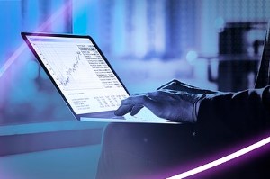 Professional Working on Laptop