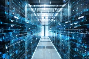 server room with data facility